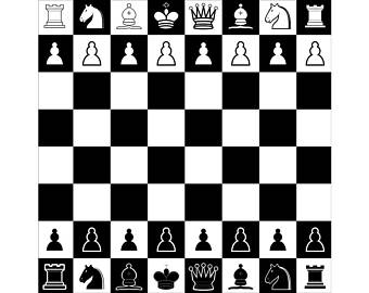 chess clipart chess board