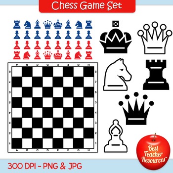 chess clipart chess set