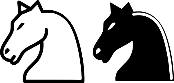 chess clipart horse chess