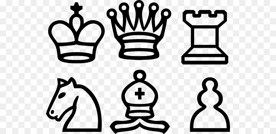 chess clipart line
