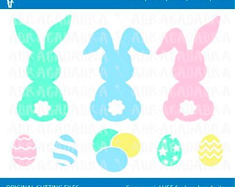 Etsy . Chevron clipart bunny
