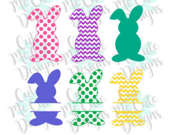 Etsy . Chevron clipart bunny