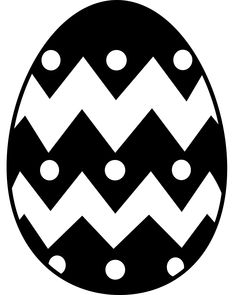 chevron clipart easter egg