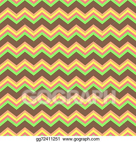 Vector art in pastels. Chevron clipart pattern