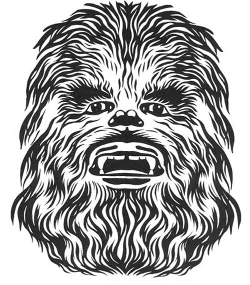 Free cliparts download clip. Chewbacca clipart black and white