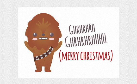 chewbacca clipart christmas