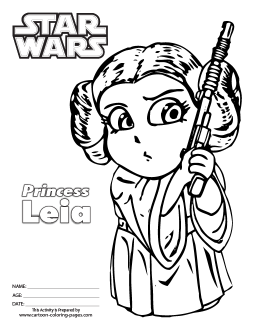 Free Free 180 Free Printable Princess Leia Coloring Page SVG PNG EPS DXF File