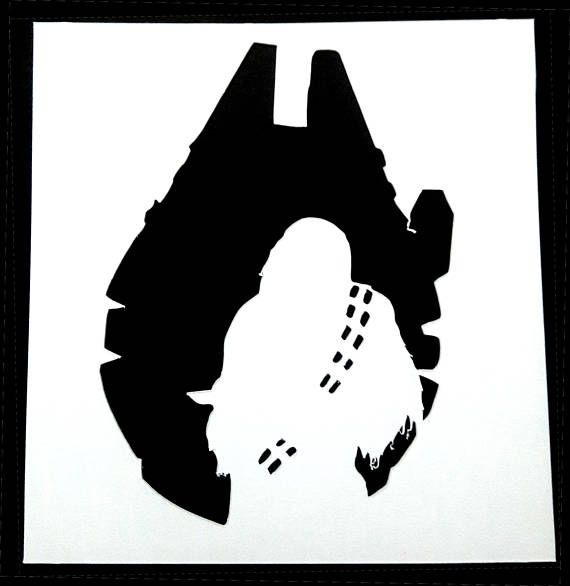chewbacca clipart silhouette