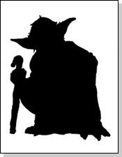 Chewbacca clipart silhouette.  views cricut die