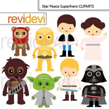 chewbacca clipart star wars digital