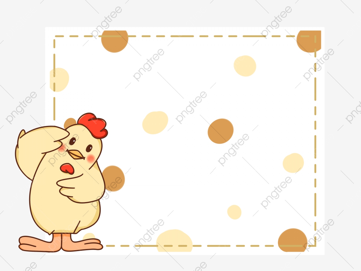 chicken clipart border
