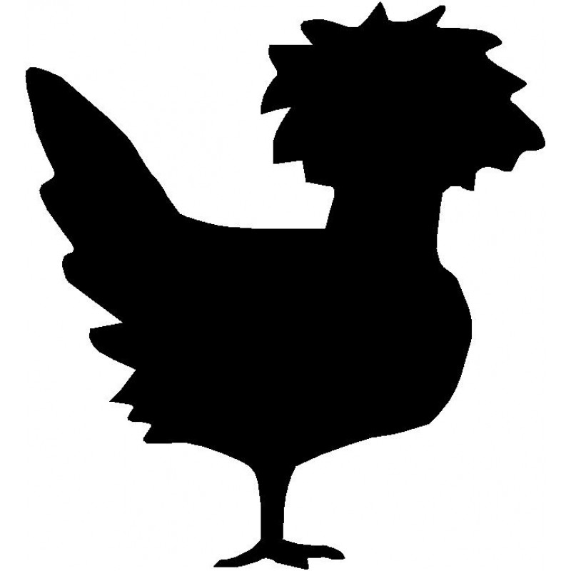 chick clipart silhouette