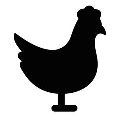 chickens clipart silhouette