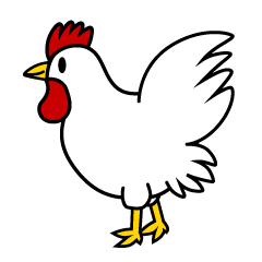 Chick clipart simple. Free chicken cliparts pictures