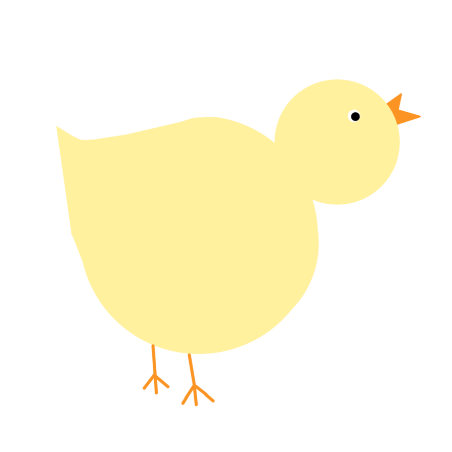 Chick by cinnamoncoffeestudio on. Clipart duck cute