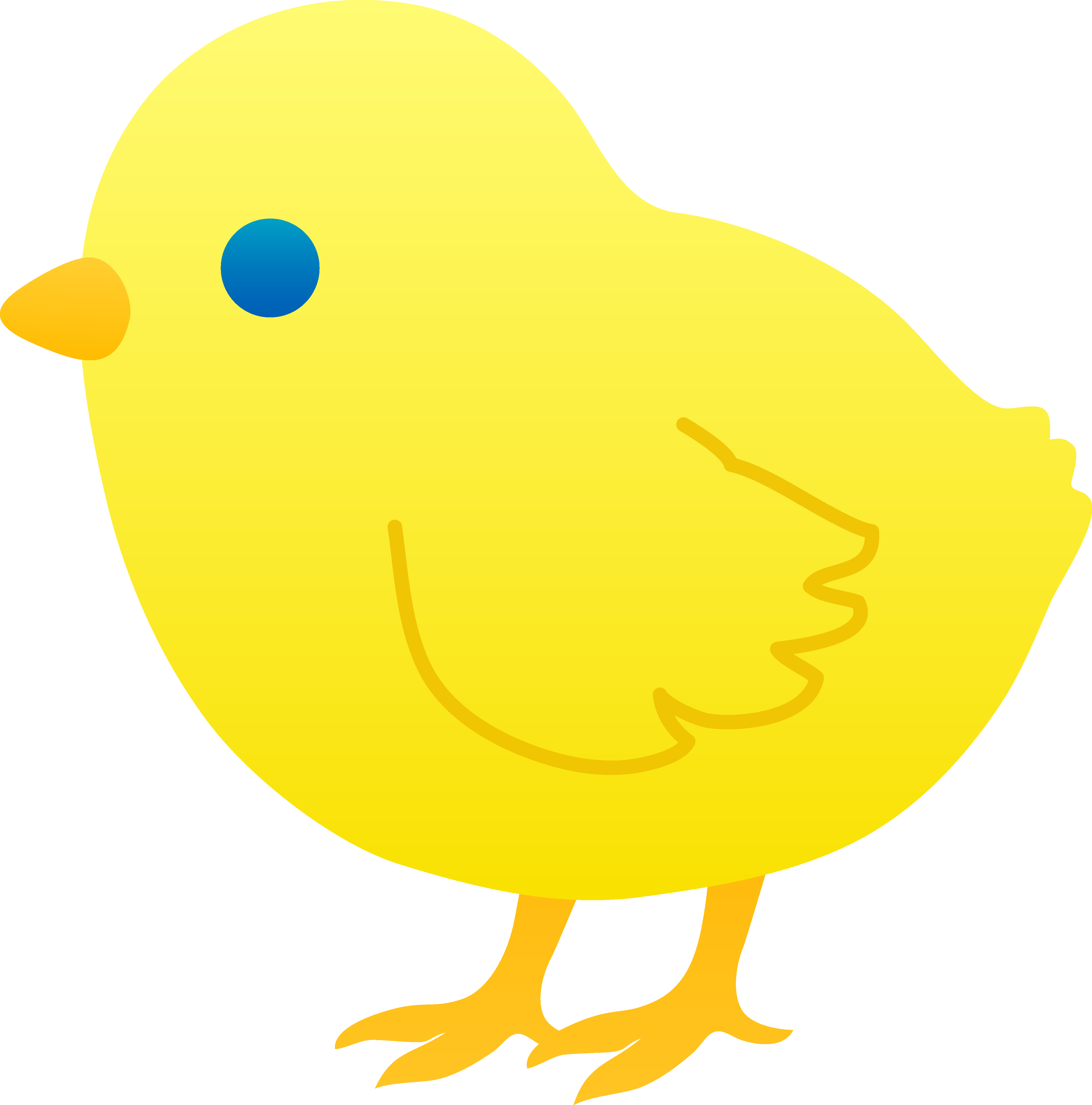 Island clipart bay. Cute baby chick 