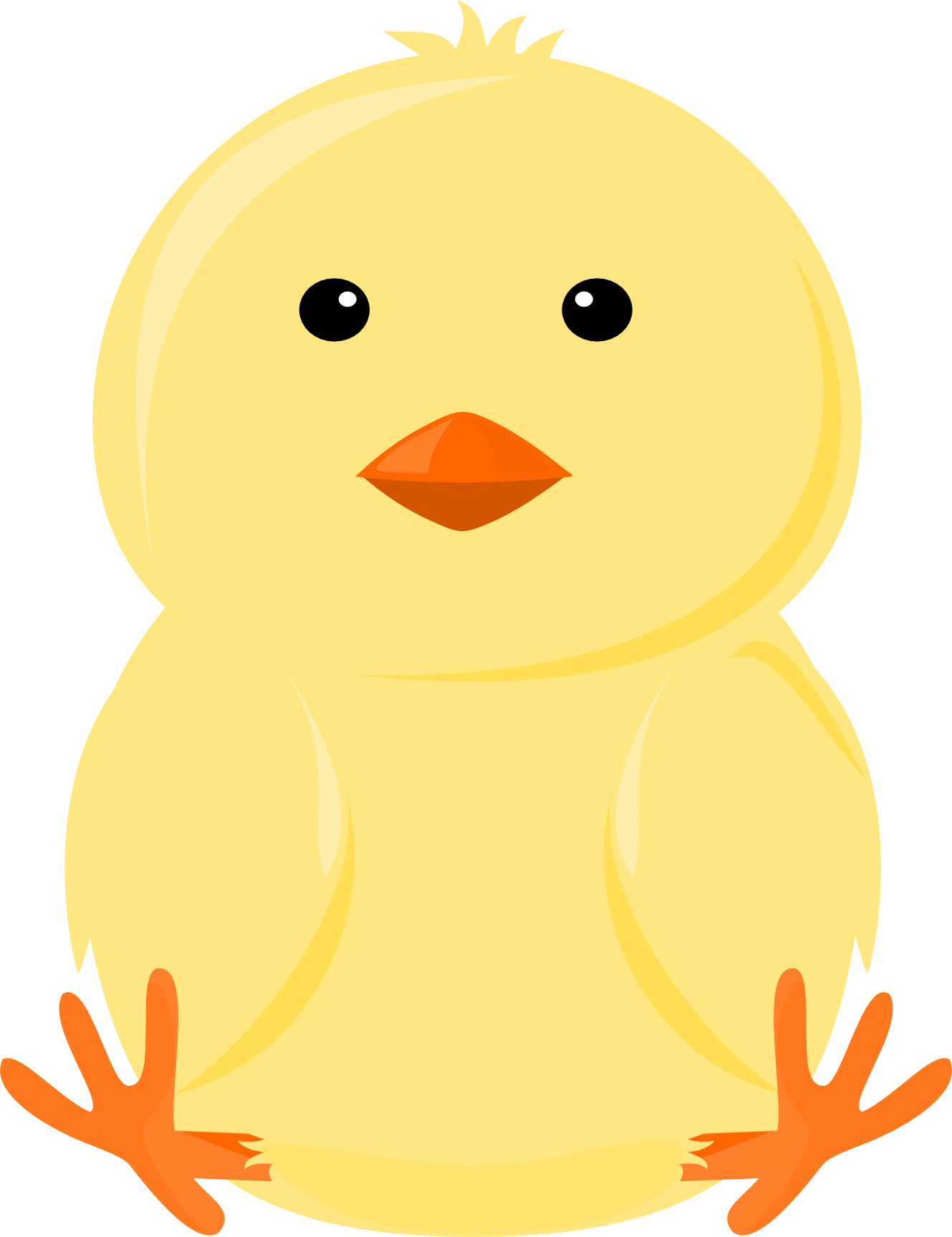 On the farm clip. Chick clipart transparent background