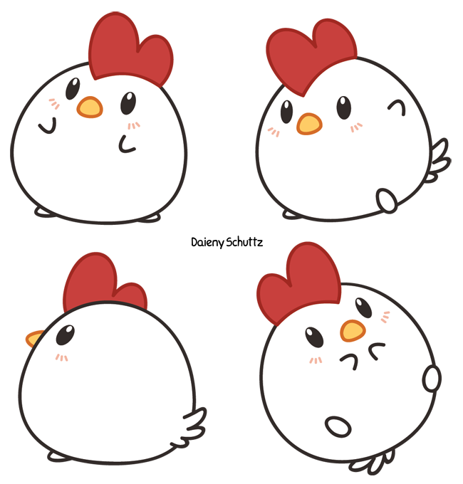 Chibi by daieny on. Mad clipart chicken