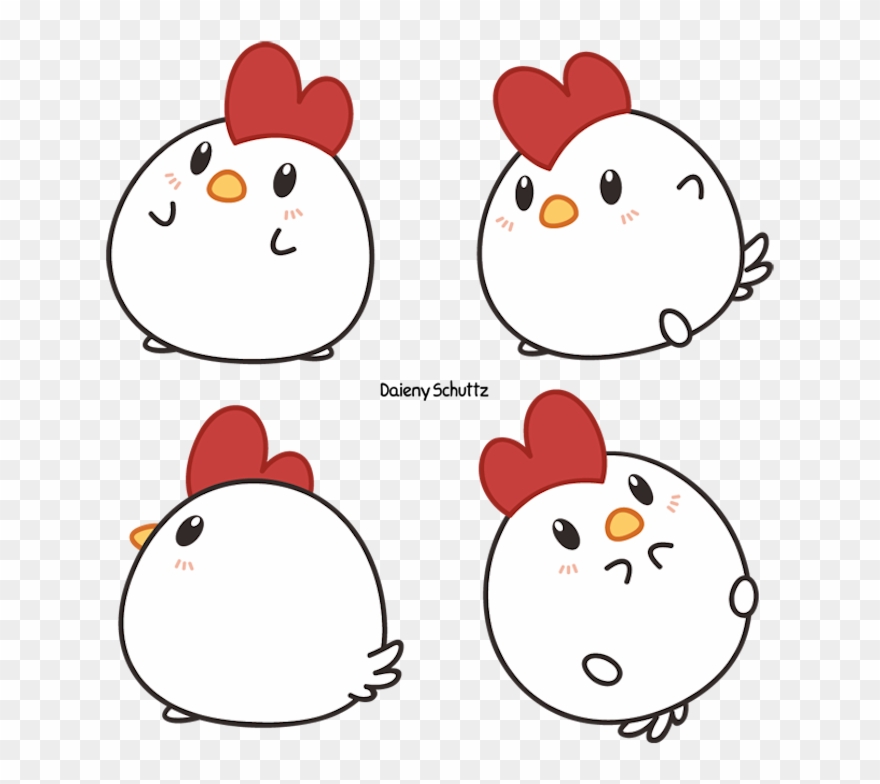chickens clipart chibi