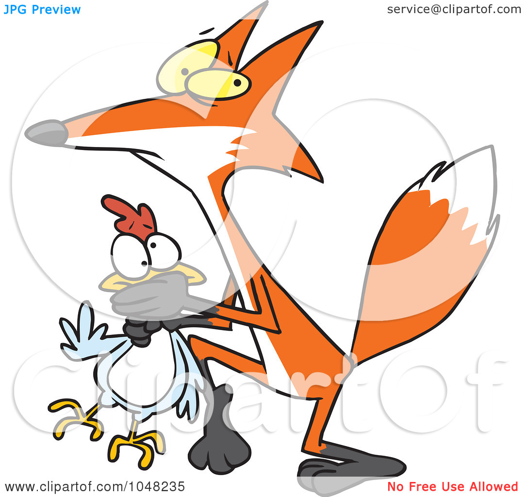 chicken clipart fox