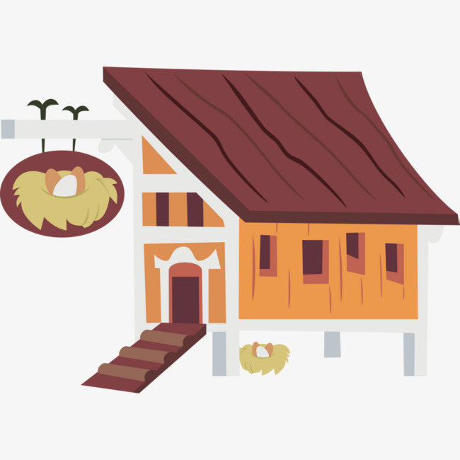 chickens clipart hen house