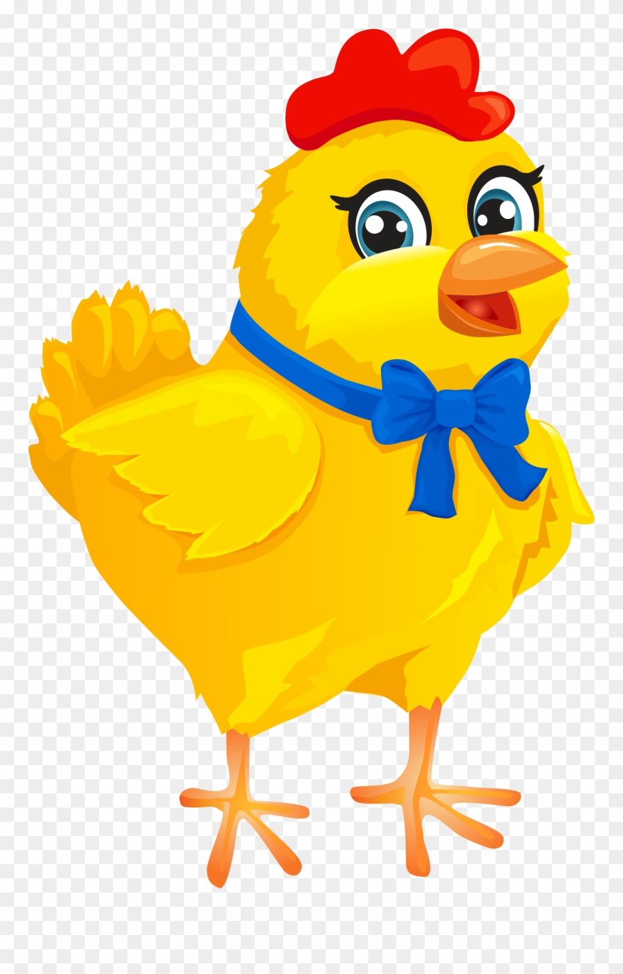 chicken clipart yellow chicken