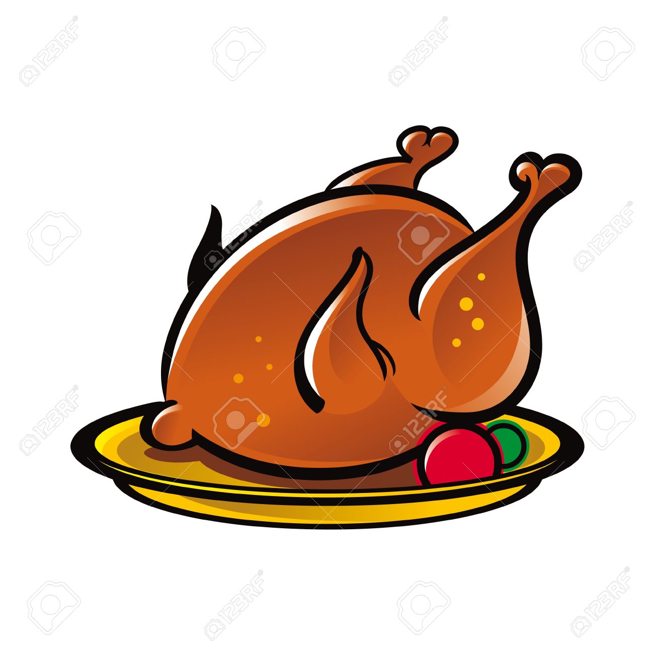 chickens clipart food