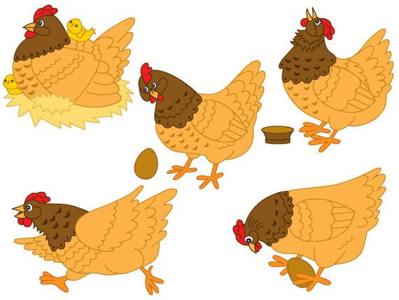 Chickens clipart joy. Chicken digital vector farm