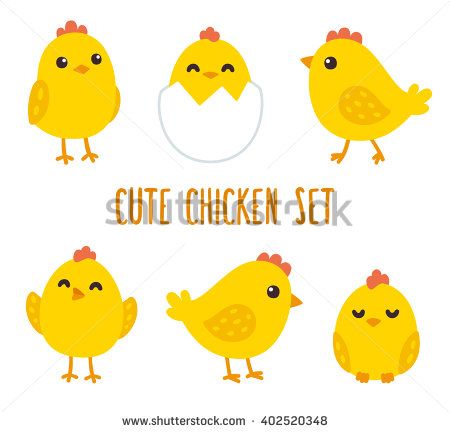 chickens clipart yellow chicken
