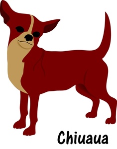 Chihuahua clipart brown dog. Free image little red