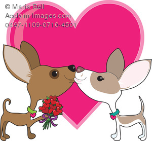 Love image with two. Chihuahua clipart cartoon baby