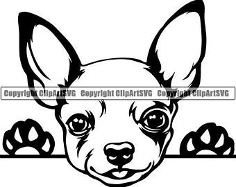 Etsy . Chihuahua clipart svg