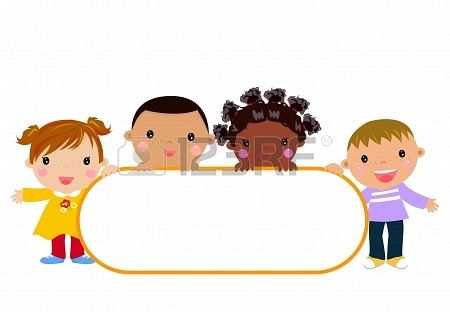 Child clipart banner. Kids and cliparts pinterest