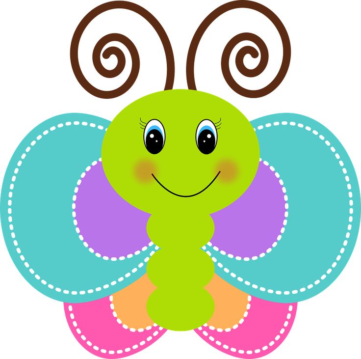 child clipart butterfly