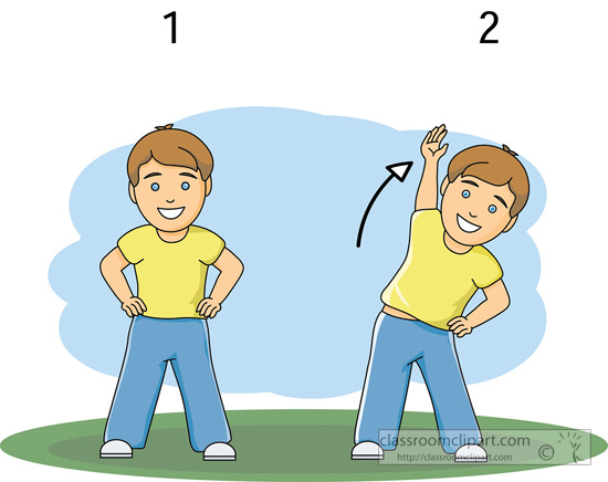 child clipart exercise