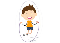 child clipart exercise