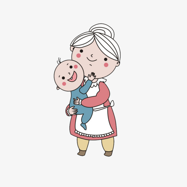 child clipart grandmother