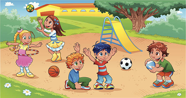 child clipart playground
