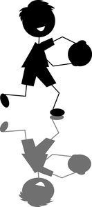 child clipart shadow