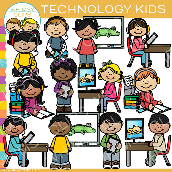 kids clipart technology