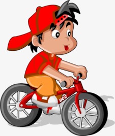children clipart bicycle