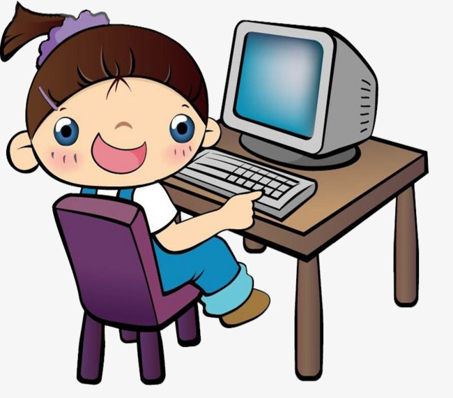 children clipart computer