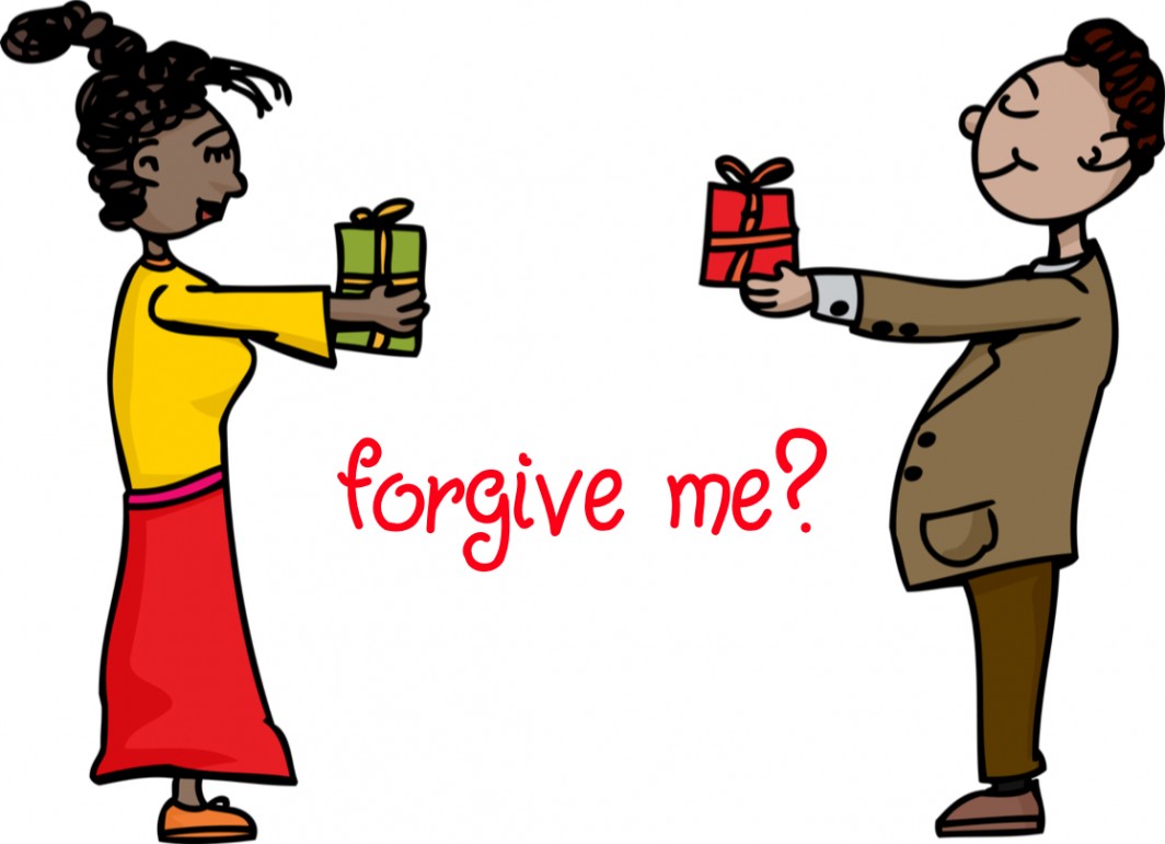 fight clipart forgiving other