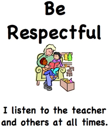 children clipart respectful