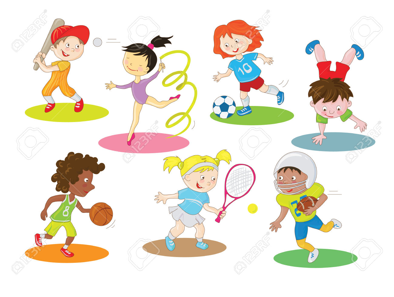 children clipart sport