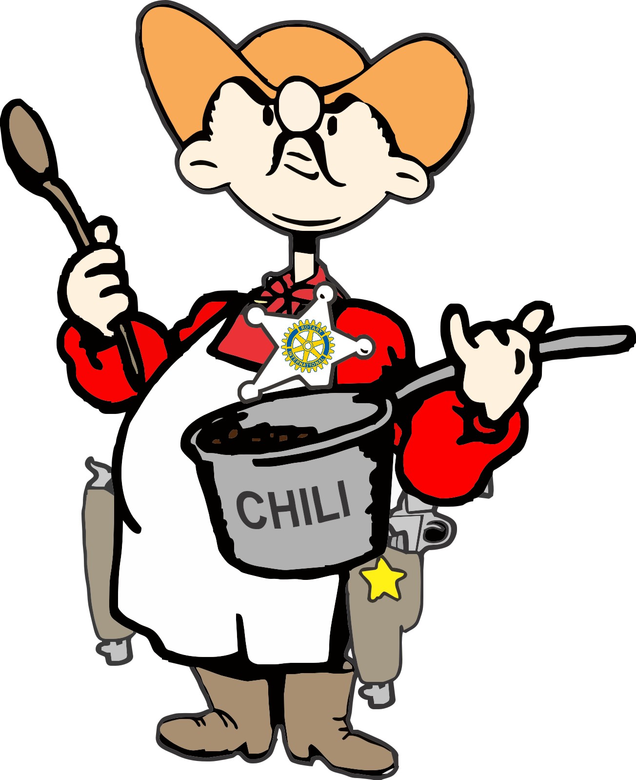 Chili clipart cowboy. Free cook off download