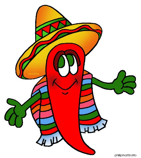 Mexican chili pepper . Cook clipart guy italian