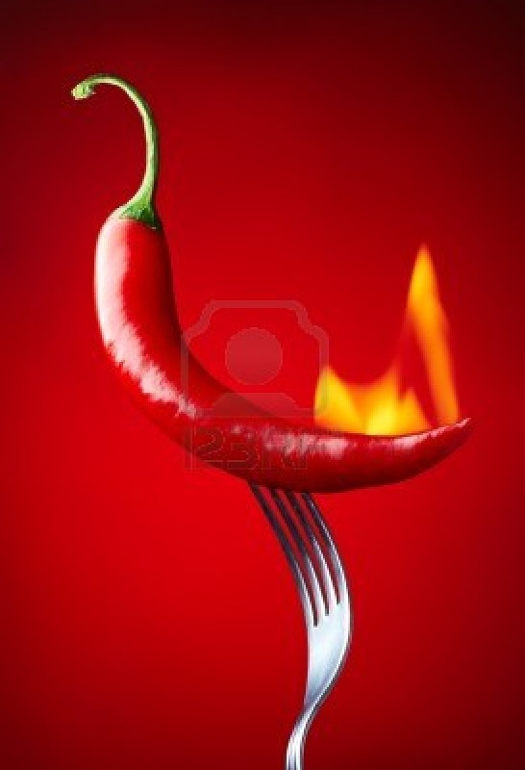 chili clipart fiery