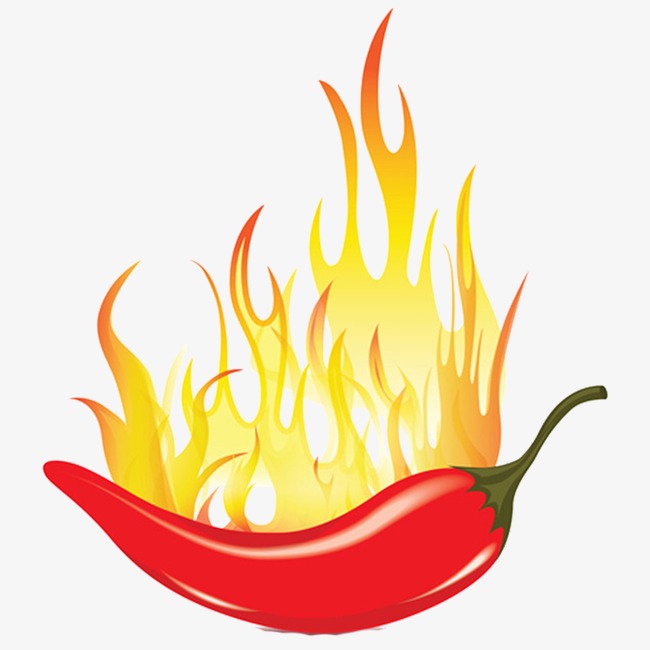 chili clipart fire