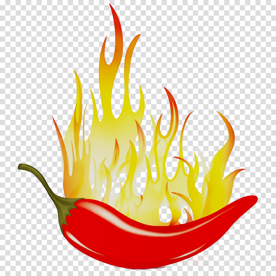 chili clipart flaming